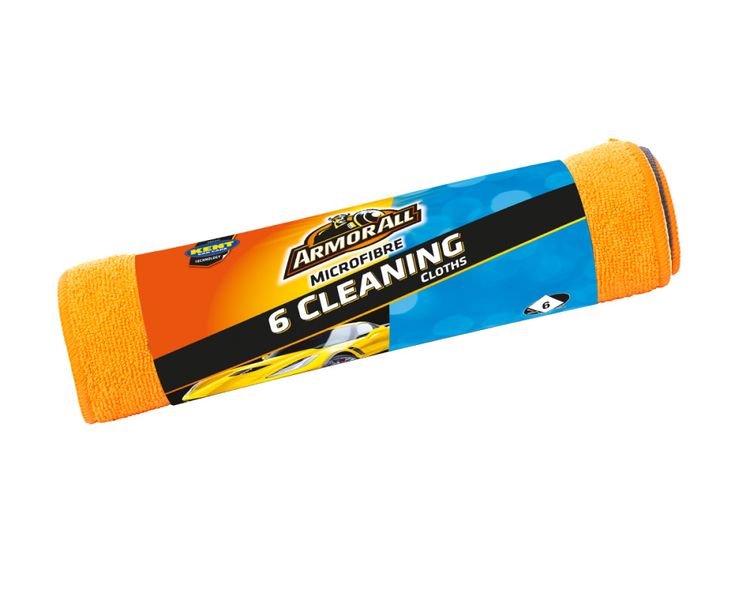 Armor All Microfibre Cleaning Cloth 6-pk
