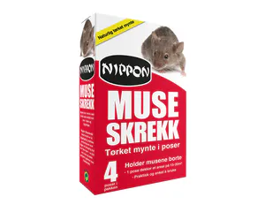 Hovedbilde Nippon Museskrekk poser t&oslash;rket mynte 4 x 7 gram