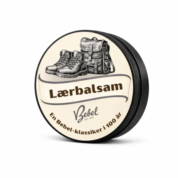 Bebels lærbalsam for skinn. Produseres i Bergen!