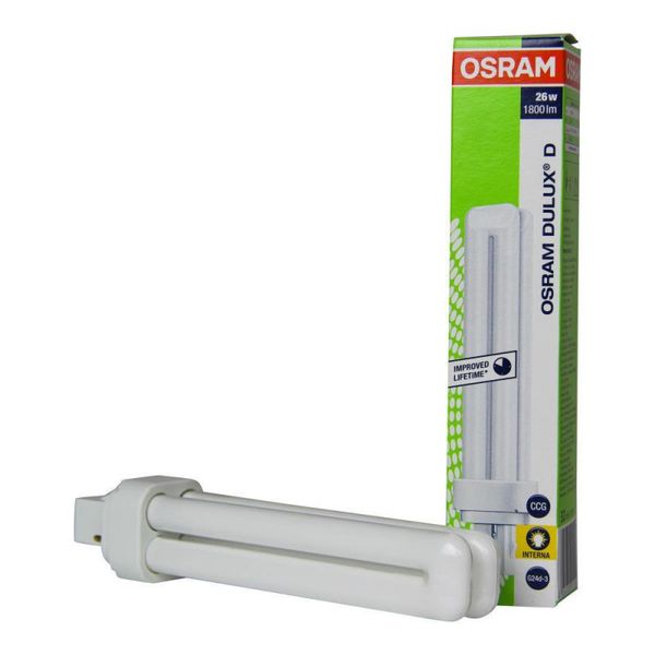 Osram Dulux D 26W 827 | ekstra varm hvit - 2-stift 