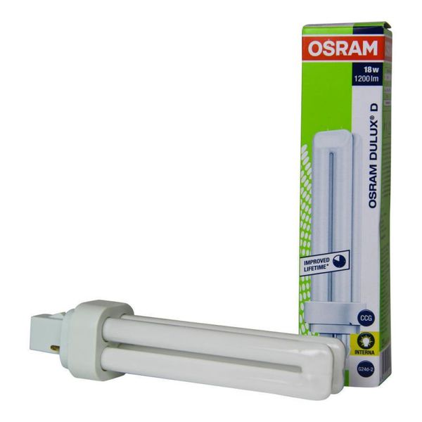 Osram Dulux D 18W 827 | ekstra varm hvit - 2-stift 