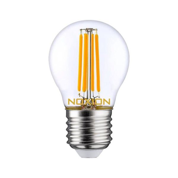Noxion Lucent LED E27 Ball filament klar 4.5W 470lm - 827 ekstra varm hvit | erstatter 40W 