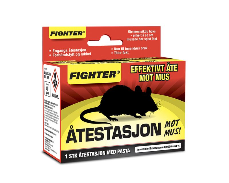 Fighter Åtestasjon mot mus