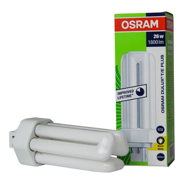 Osram Dulux T/E Plus 26W 830 | varm hvit - 4-stift 
